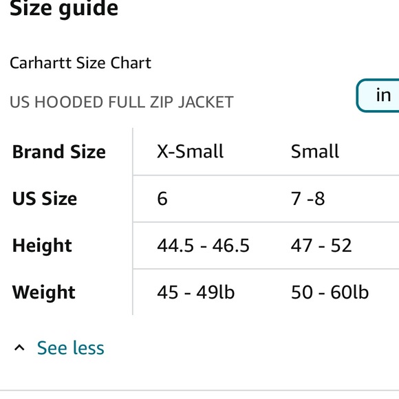 Carhartt Boys' Flannel-Lined Hooded Canvas Insulated Zip-Up Jacket - Picture 4 of 5